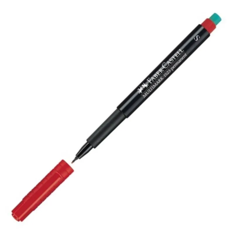 Faber-Castell Ανεξίτηλος Μαρκαδόρος για CD/DVD S Κόκκινος