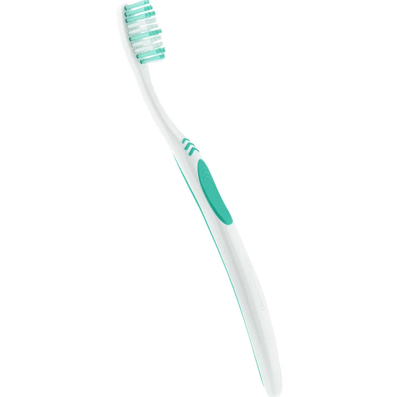 Elgydium Basic Souple Soft Toothbrush Χειροκίνητη Μαλακή Οδοντόβουρτσα με Εργονομική Λαβή 1 Τεμάχιο - Βεραμάν