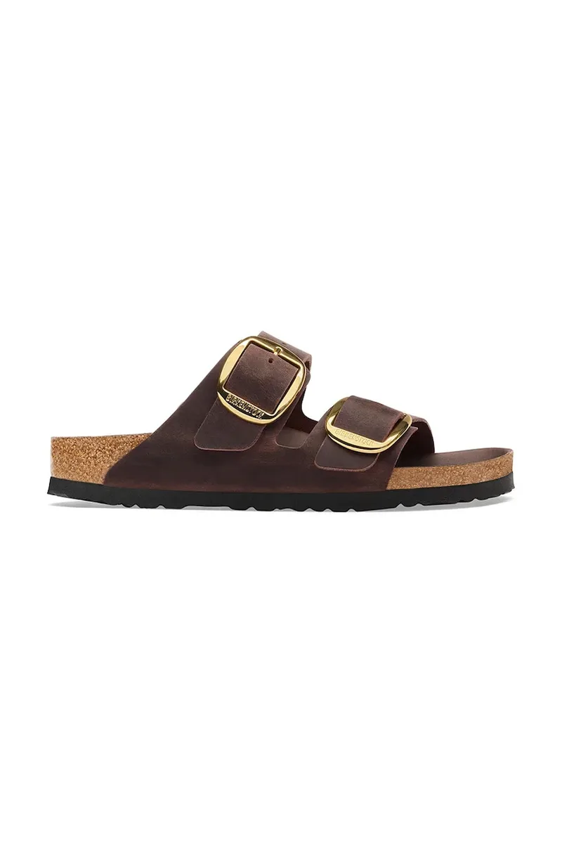 Birkenstock σαγιονάρες Γυναικεία δερμάτινες Arizona Big Buckle Oiled Leather