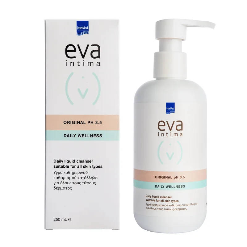 Eva Intima Original pH3.5 Daily Wellness Καθημερινός Καθαρισμός Ευαίσθητης Περιοχής 250ml