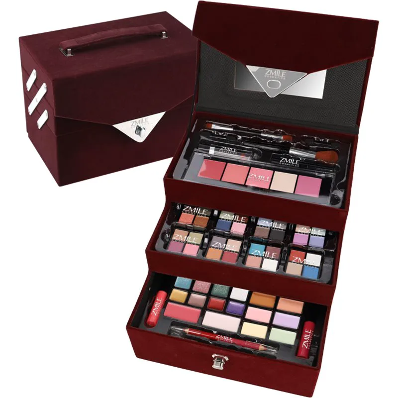 ZMILE COSMETICS Beauty Case Velvety βαλιτσάκι καλλυντικών Dark Berry