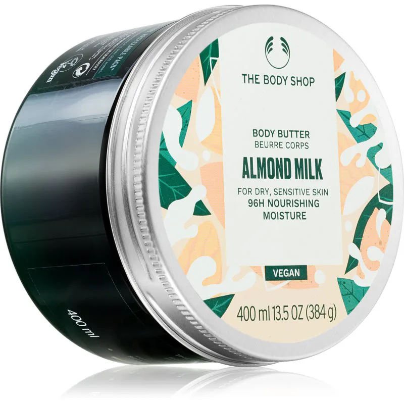 The Body Shop Almond Milk Body Butter βούτυρο σώματος με θρεπτικό αποτέλεσμα 400 ml