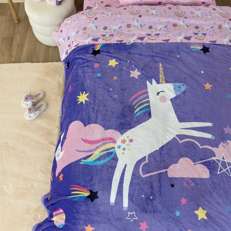 Κουβέρτα Fleece Μονή Με Γουνάκι (160x220) Palamaiki SW102