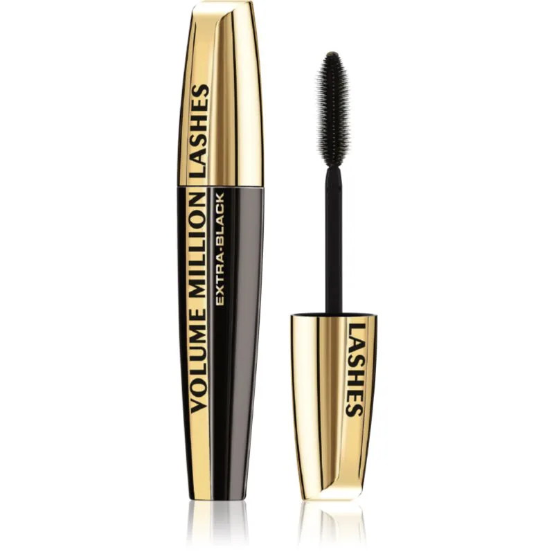 L’Oréal Paris Volume Million Lashes Extra Black μάσκαρα για επιμήκυνση και πύκνωση των βλεφαρίδων απόχρωση Black 9 μλ