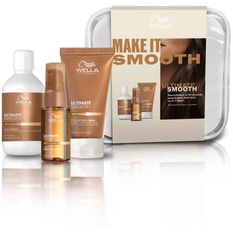Wella Professionals Ultimate Smooth Set σετ ταξιδιού Για λάμψη και απαλότητα μαλλιών