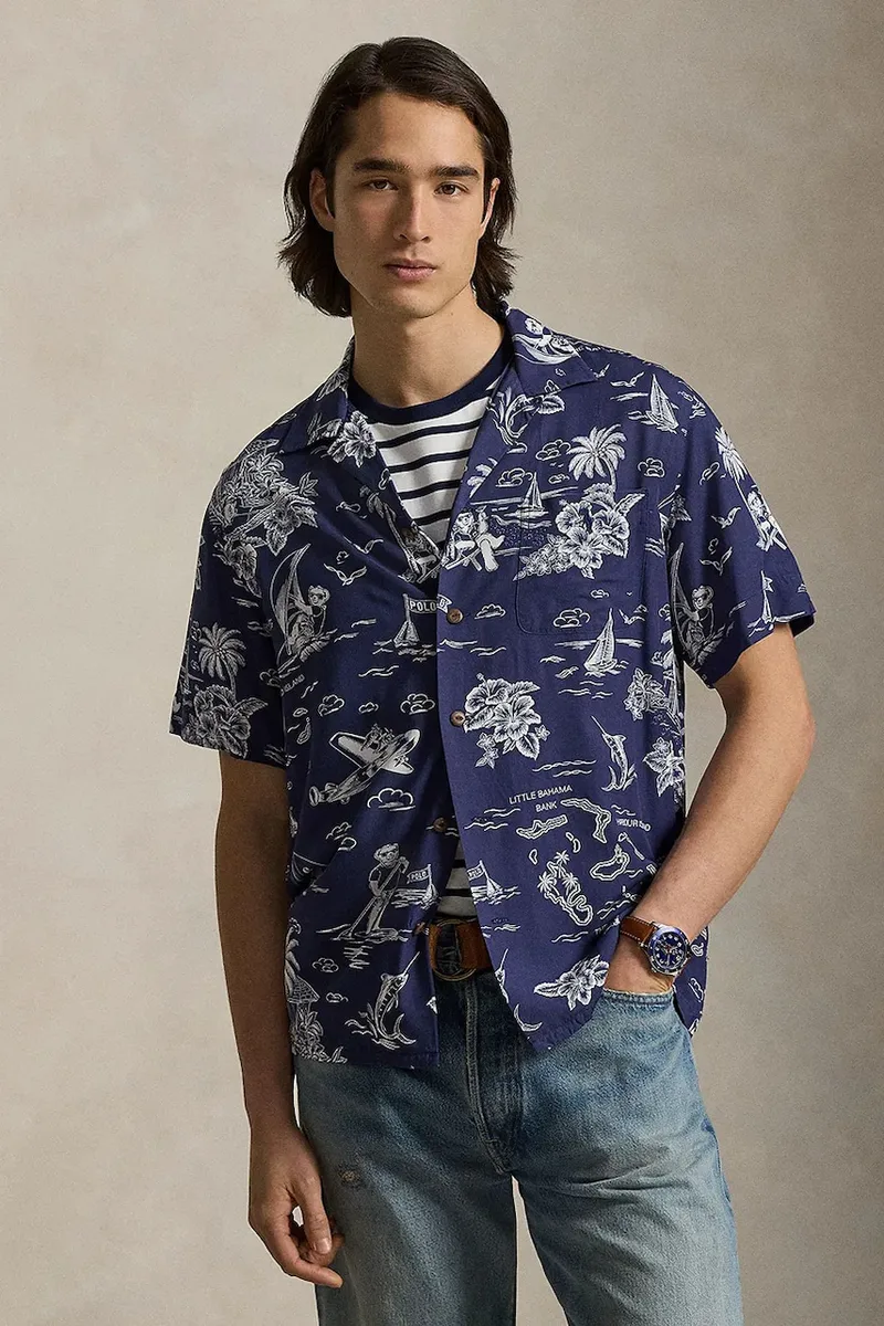 Polo Ralph Lauren ανδρικό πουκάμισο με βισκόζη