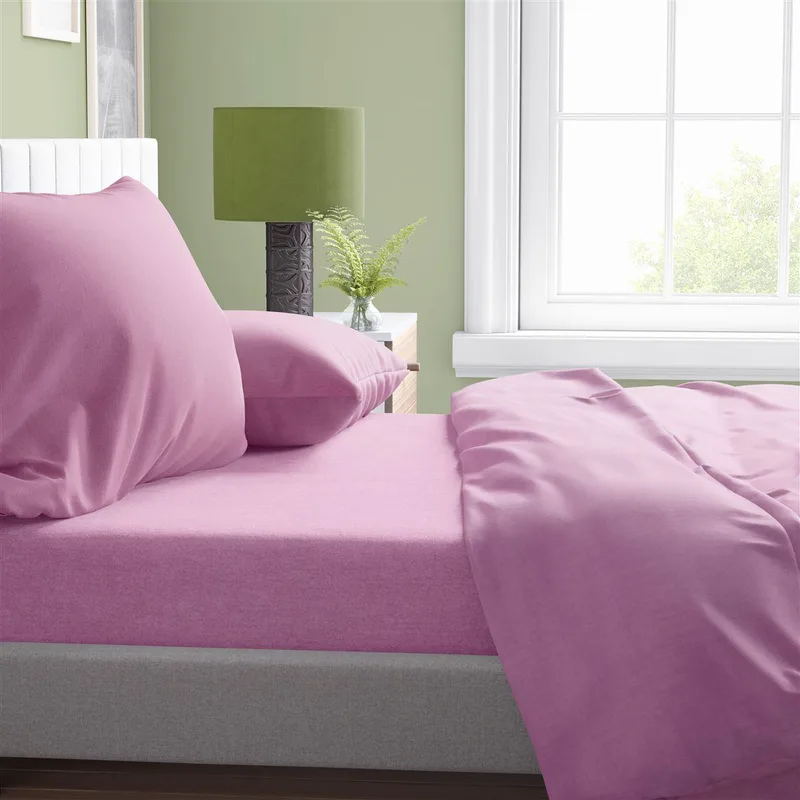 ΠΑΠΛΩΜΑΤΟΘΗΚΗ Solid 492 220Χ240 Μωβ Cotton 100%