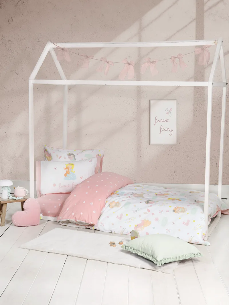 Σετ Παιδικά Σεντόνια Μονά 3 Τεμαχίων Nima Forest Fairy 170x255
