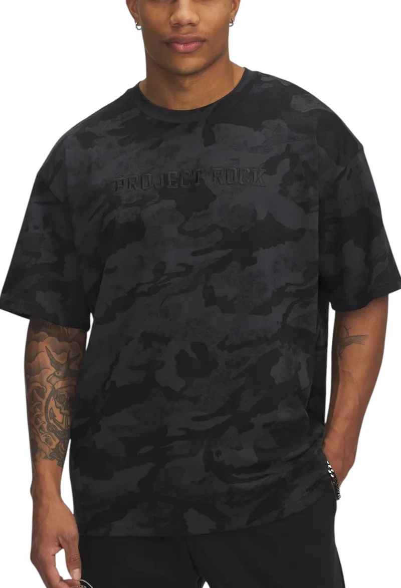 Μπλούζα Κοντομάνικη Under Armour Project Rock Heavyweight Printed 1389976-001 Ανδρικό