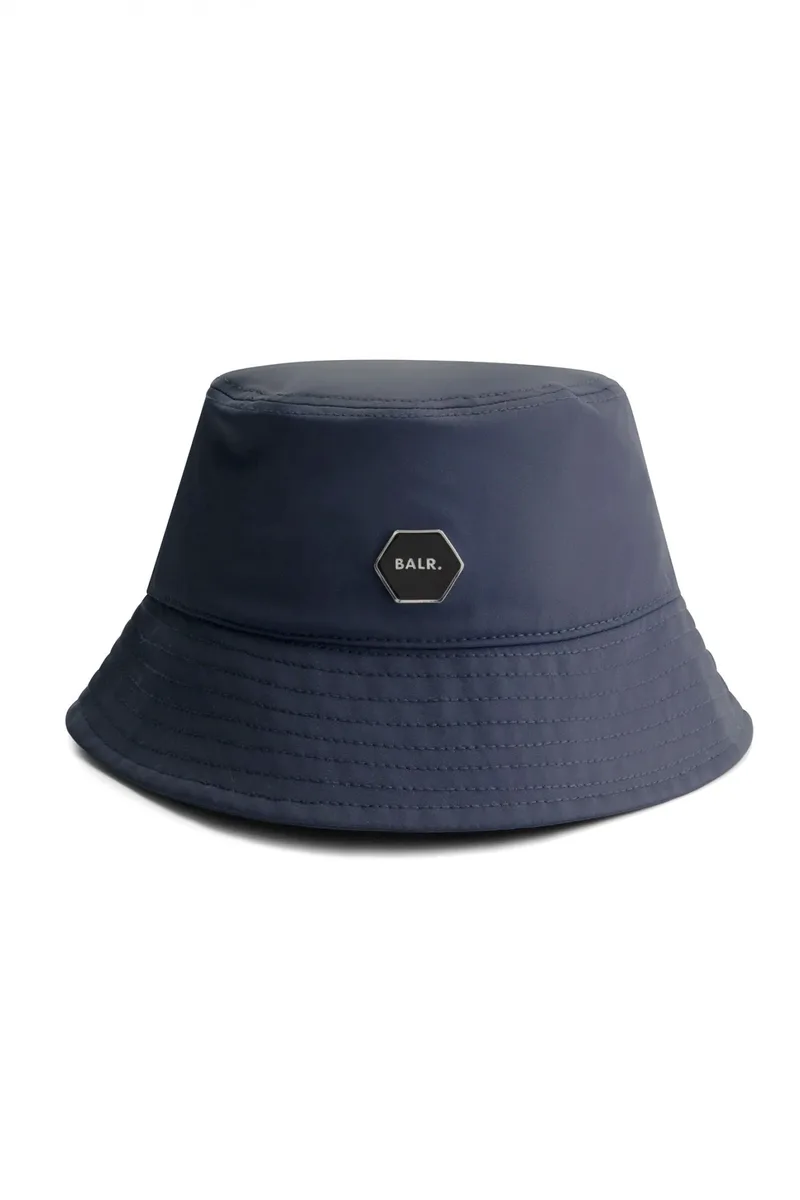 BALR. ΚΑΠΕΛΟ BUCKET HEX-SERIES LOGO ΜΕΤΑΛΛΙΚΟ ΜΠΛΕ