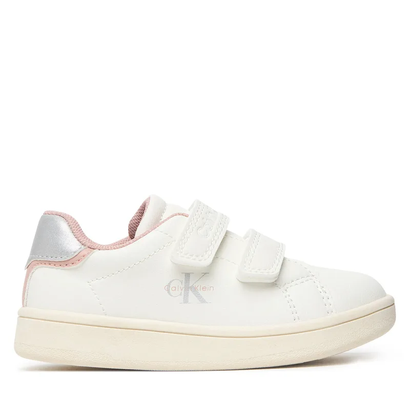 Αθλητικά Calvin Klein Low Cut Velcro Sneaker V1A9-83382-1355 M Λευκό