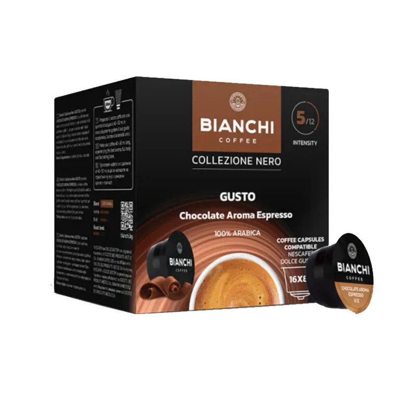 Bianchi Chocolate Aroma Espresso κάψουλες Dolce Gusto - 16 τεμάχια