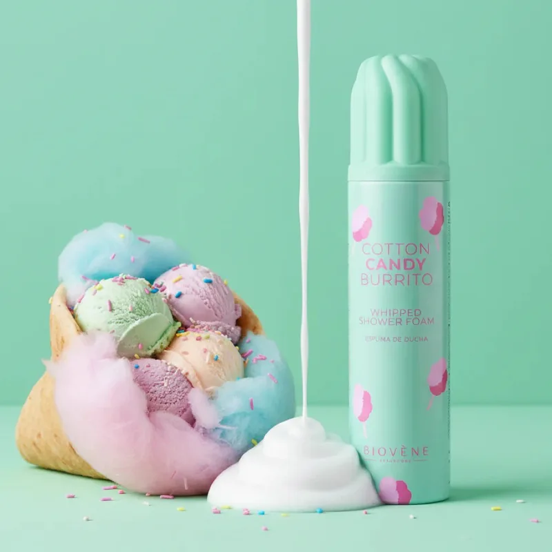 Cotton Candy Burrito Whipped Shower Foam 250ml
