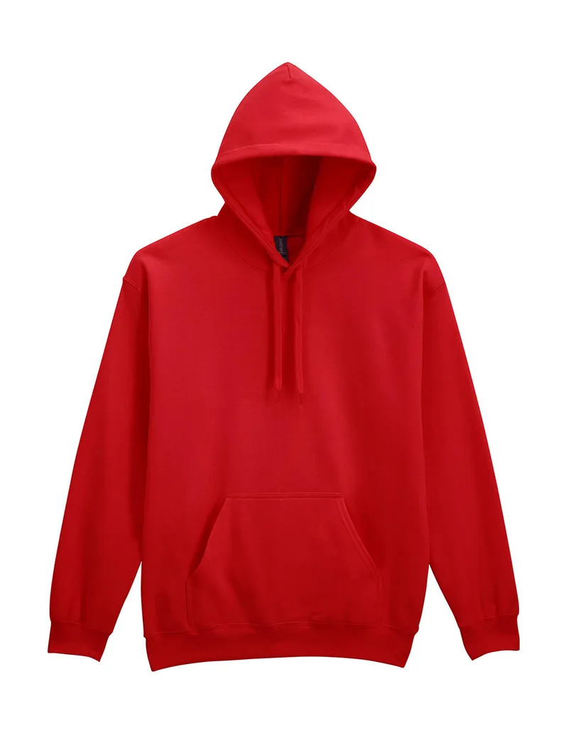 Φούτερ με Κουκούλα SF500 Gildan Softstyle Midweight Fleece Red
