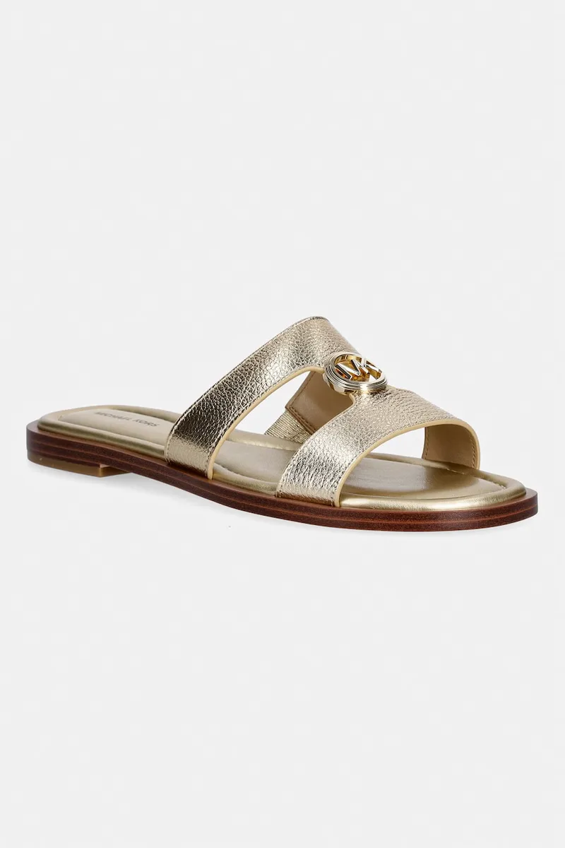 MICHAEL Michael Kors Σαγιονάρες Γυναικείες Δερμάτινες Erin Flat Sandal