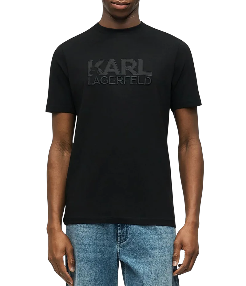 Ανδρικό T-shirt Μαύρο Karl Lagerfeld 755035 562221-990