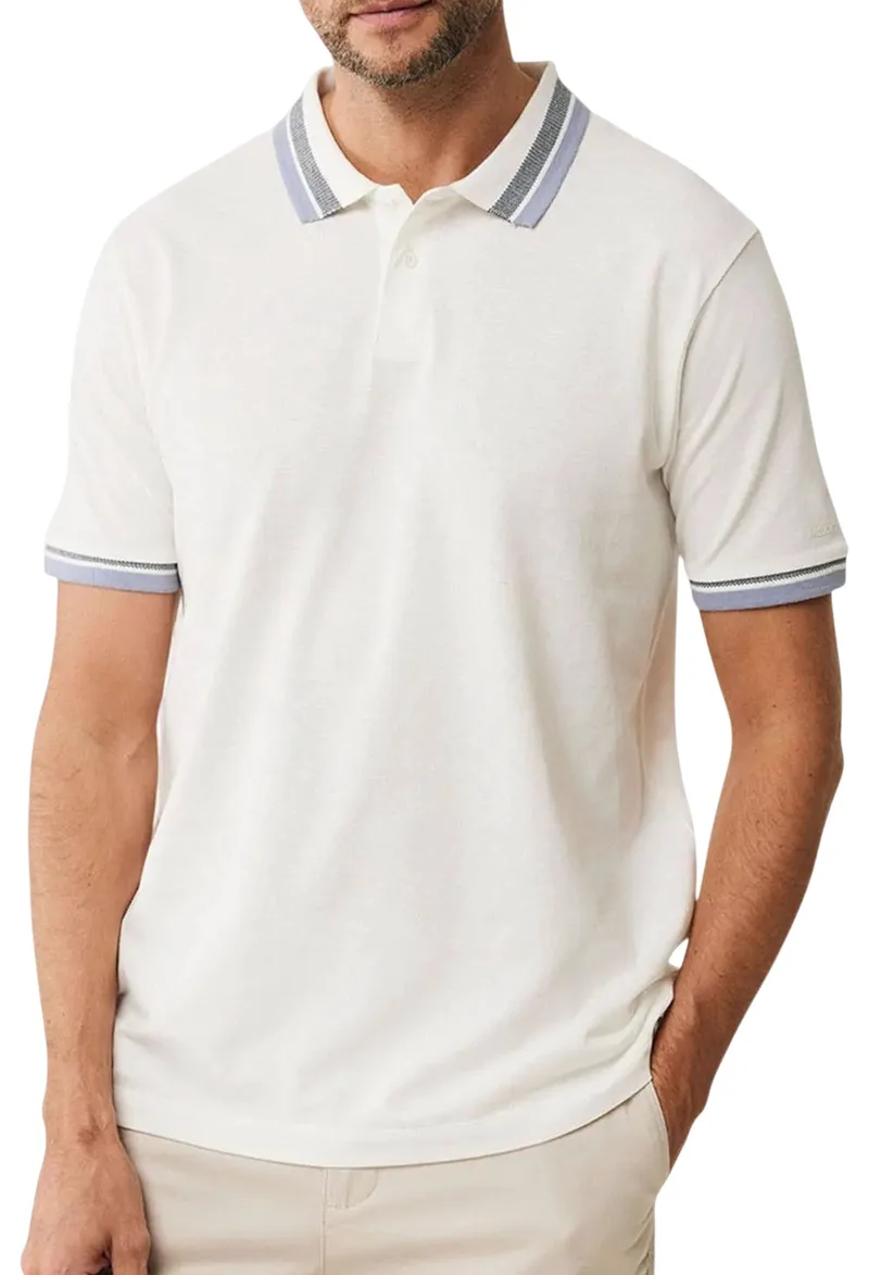 Μπλούζα Polo Mexx Bold Tipping Polo MF007100551M-Off White Ανδρικό