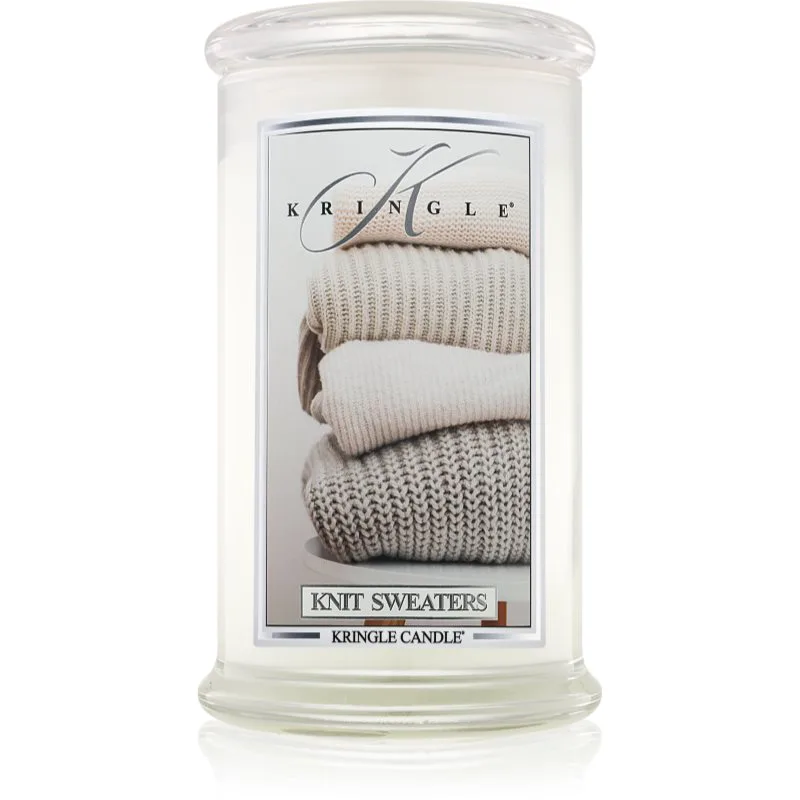 Kringle Candle Knit Sweaters αρωματικό κερί 624 γρ