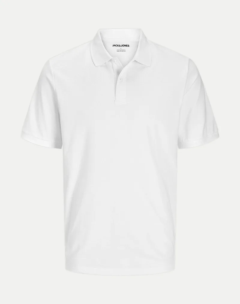 JACK&JONES JJKANE POLO SS 12270150-BRIGHT WHITE White