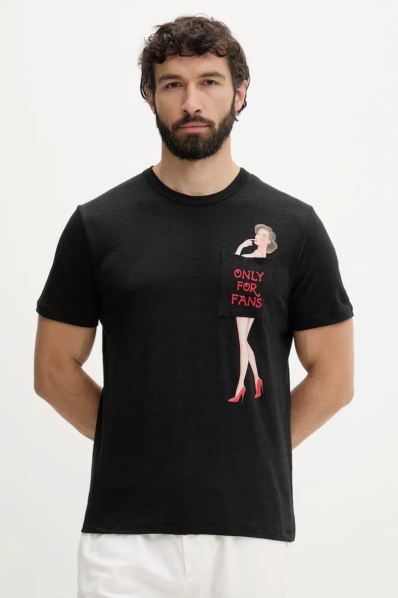 MC2 Saint Barth t-shirt Ανδρικό λινό