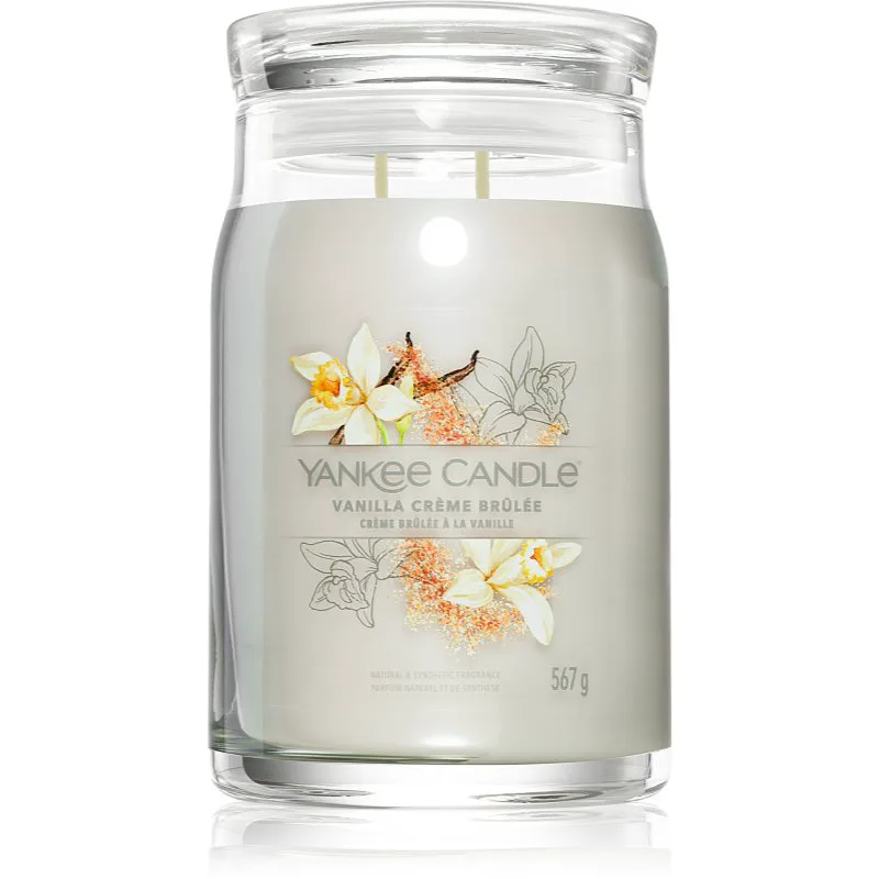 Yankee Candle Vanilla Crème Brûlée αρωματικό κερί 567 γρ