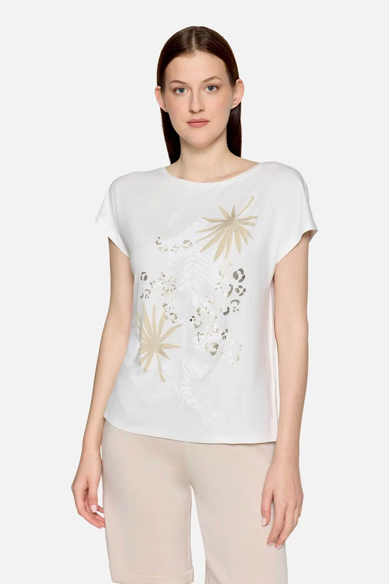 So Cosy γυναικεία μπλούζα με print - 2464/8003 Λευκό