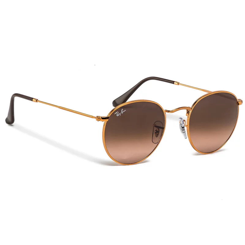 Γυαλιά ηλίου Ray-Ban Round Metal 0RB3447 9001A5 Καφέ
