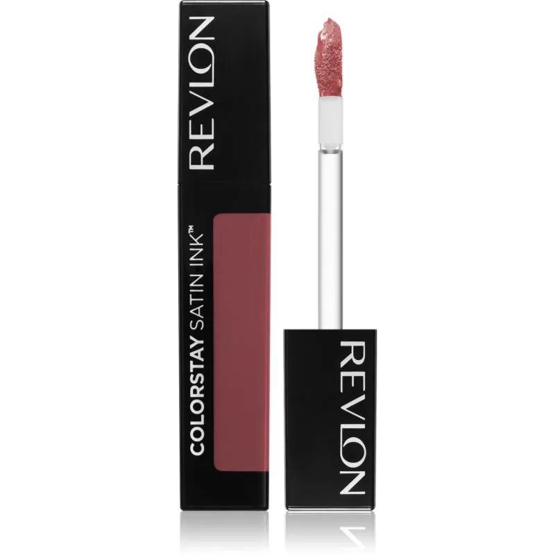 Revlon Cosmetics ColorStay™ Satin Ink μακράς διαρκείας ρευστό κραγιόν απόχρωση N°007 Partner in Crime 5 ml