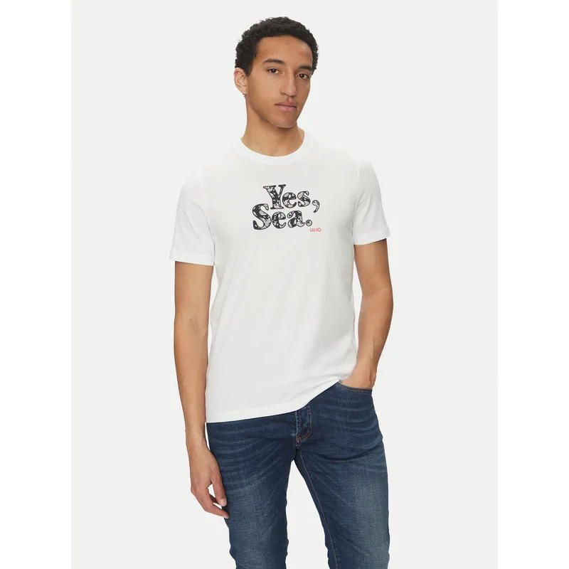 Liu Jo T-Shirt QA5190 J4924 Λευκό Regular Fit