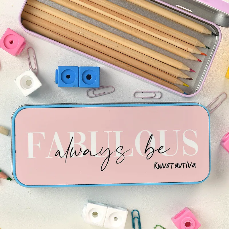 Always Fabulous - Κασετίνα Μεταλλική - Γαλάζιο