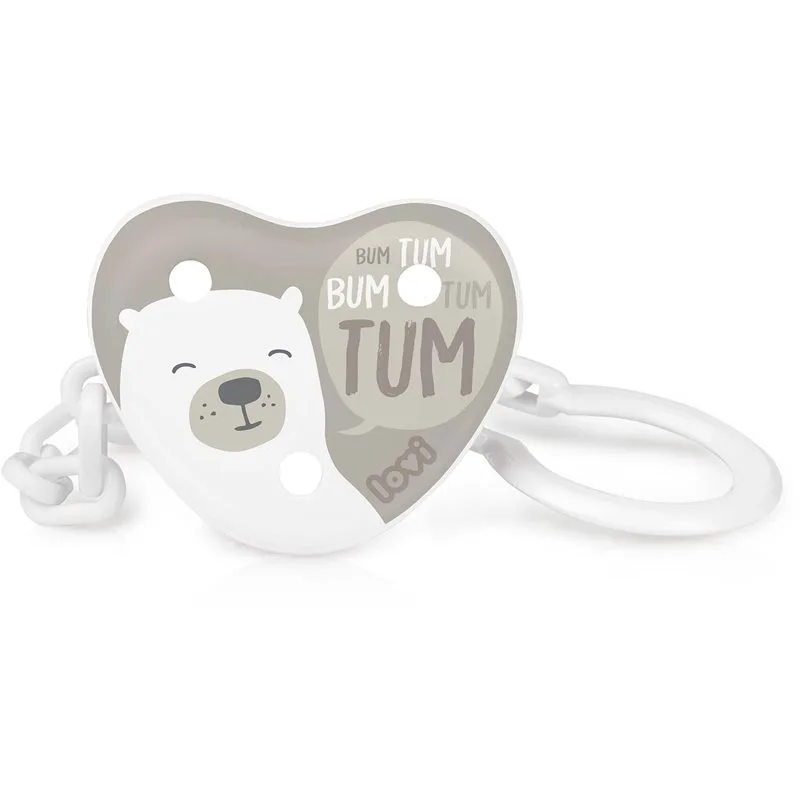 LOVI Buddy Bear αλυσίδα πιπίλας 0+ m 1 τμχ