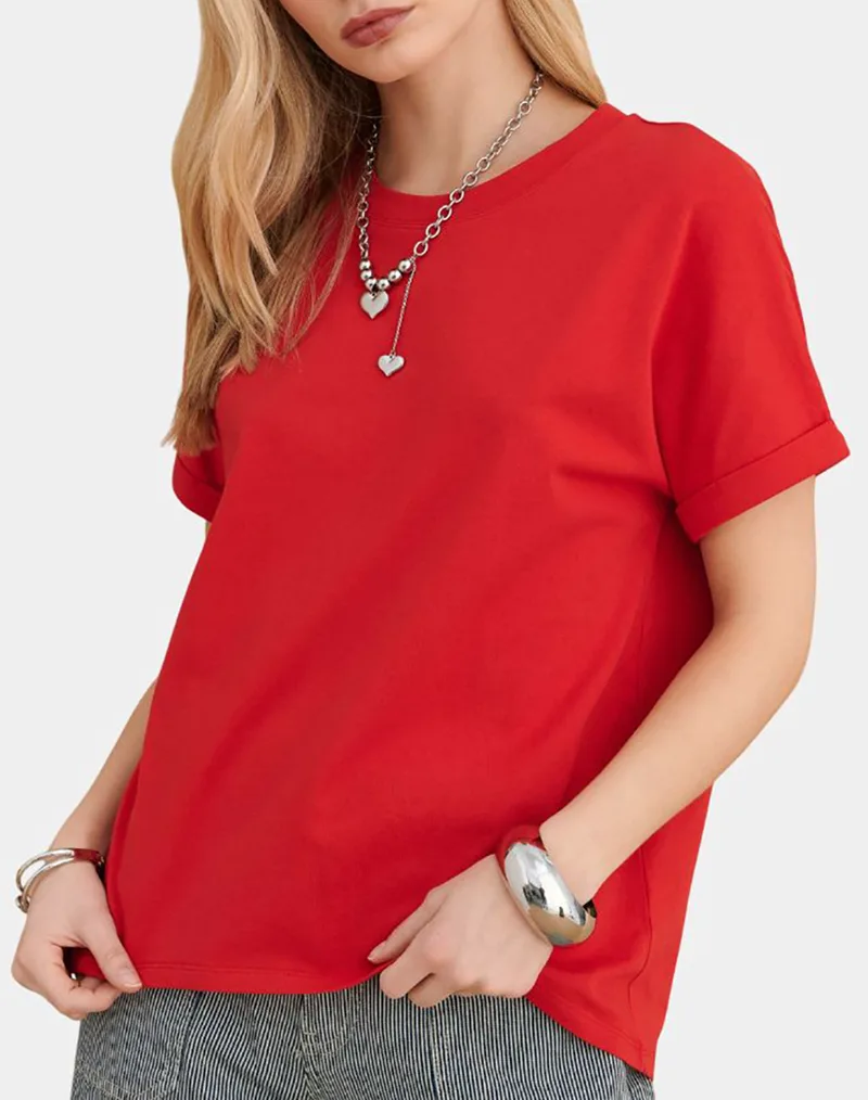 ATTRATTIVO ΜΠΛΟΥΖΑ&ΚΟΛΙΕ 9923125-KOKKI Red