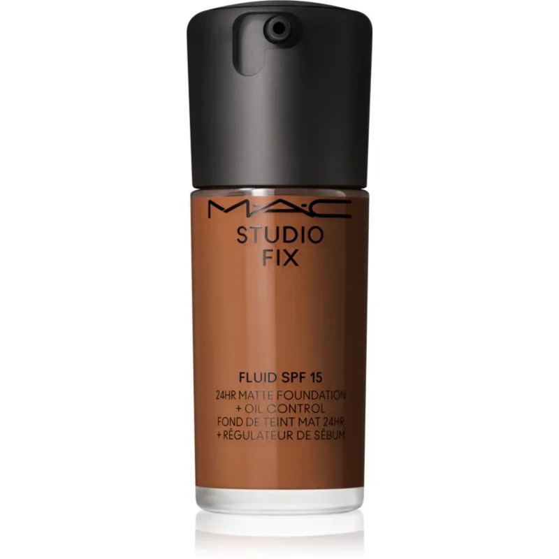 MAC Cosmetics Studio Fix Fluid SPF 15 24HR Matte Foundation + Oil Control ματ μεικ απ SPF 15 απόχρωση NW45 30 ml