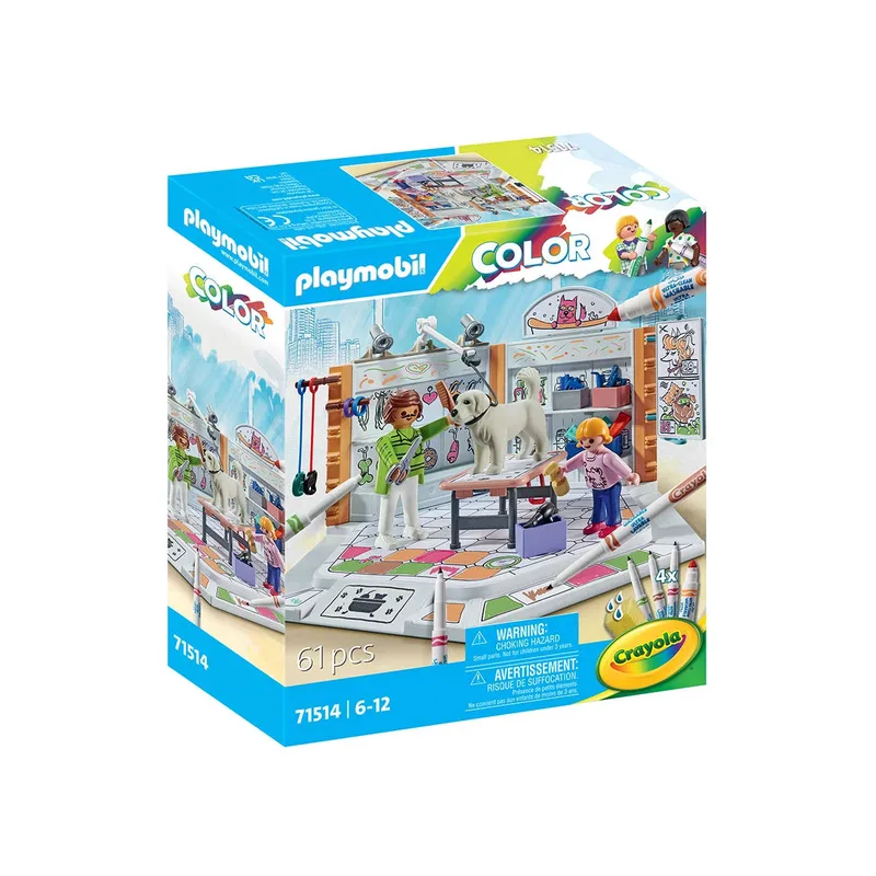 Playmobil Color: Κομμωτήριο σκύλων 71514