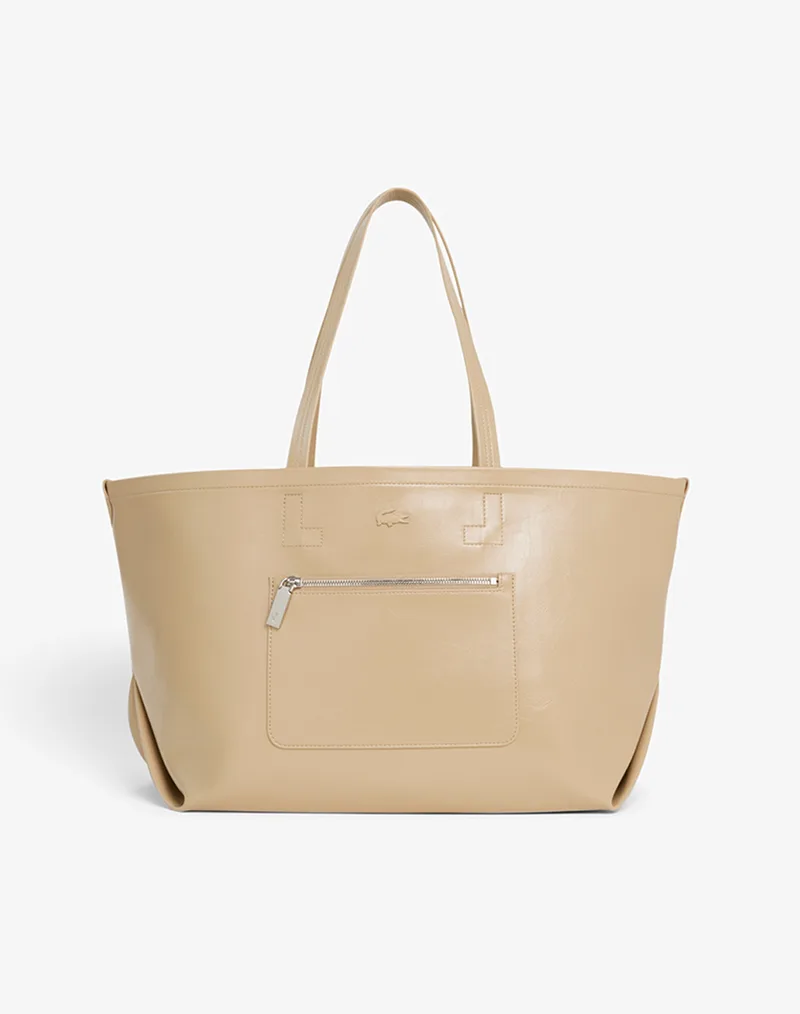 LACOSTE ΤΣΑΝΤΑ SHOPPING BAG 3NF5248AX-C87 Biege