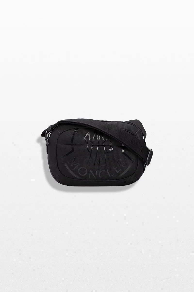 MONCLER Ανδρικό Μαύρο Cut Cross Body Bag