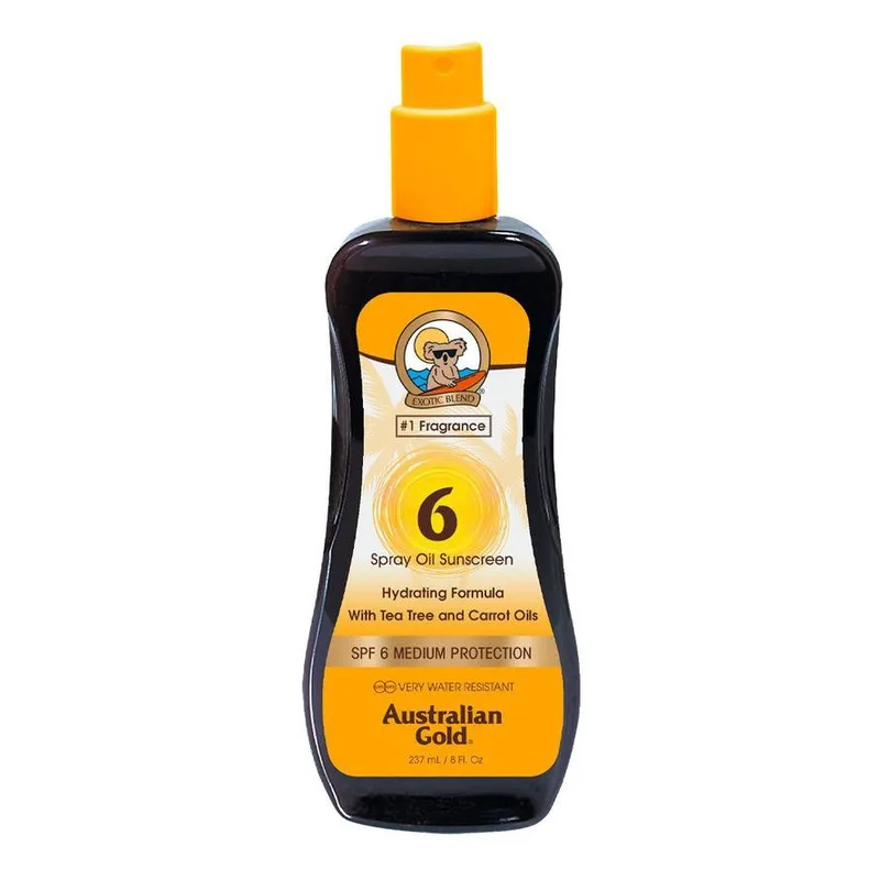 Australian Χρυσό Spray Oil Sunscreen SPF6 (237ml)