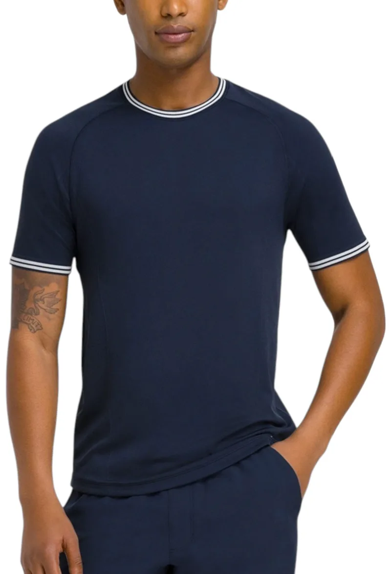 Μπλούζα Κοντομάνικη Wilson Court Performance Crew WM00310511DBC-NAVY Ανδρικό