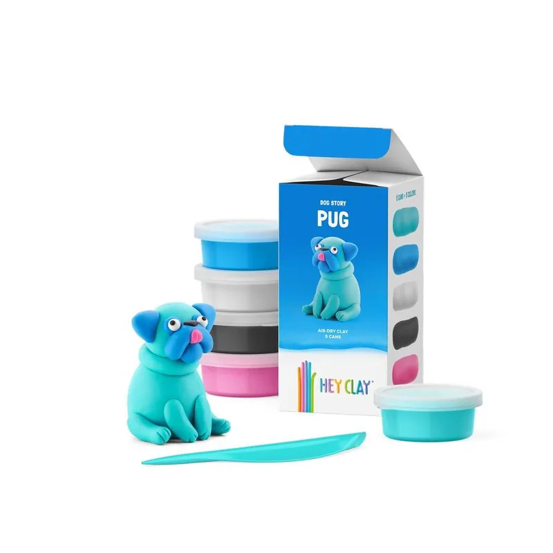 Παιχνίδι με πηλό Hey Clay Claymates - Pug