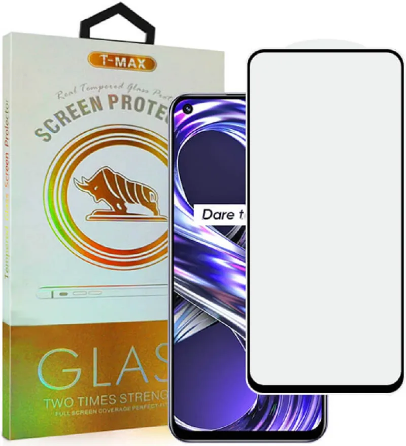 T-Max Premium 3D Tempered Glass Full Glue Fluid Despensing - Αντιχαρακτικό Γυαλί Οθόνης Realme 8i - Black (5206015067587)