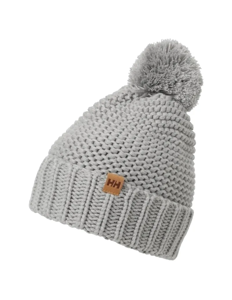 Helly Hansen Calgary Chunky Γυναικείος Pom Pom Beanie Σκούφος σε Γκρι χρώμα 67266-841