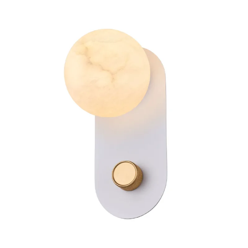 Απλίκα Τοίχου LED Aca Dimmable Marbella CNW11MWDIM Sand White/Gold