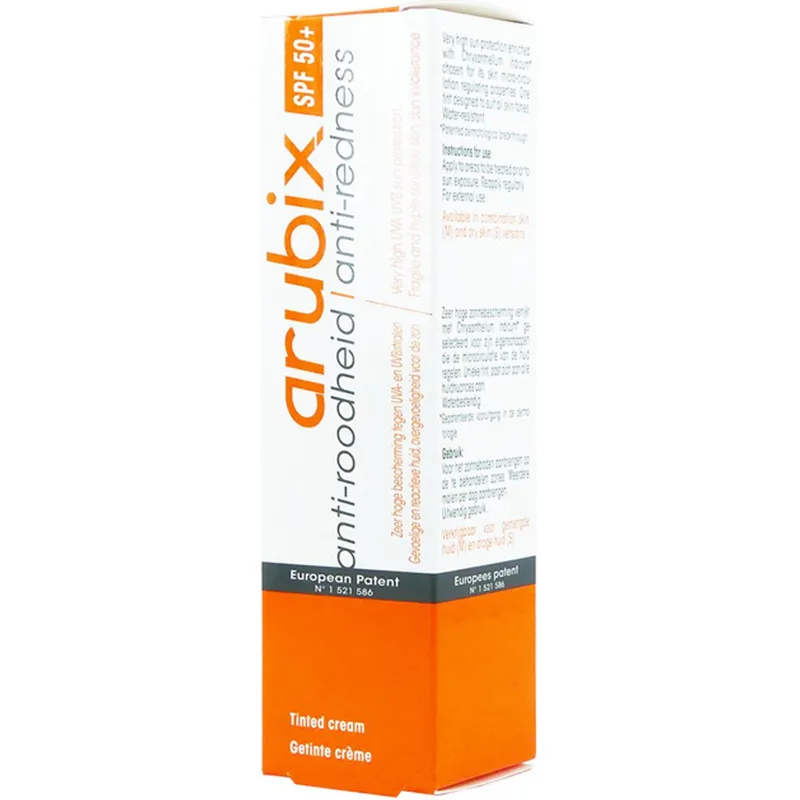Sicobel Arubix Cream Spf50+ Tinted Αντηλιακή Κρέμα Προσώπου με Χρώμα, Πολύ Υψηλής Προστασίας 40ml