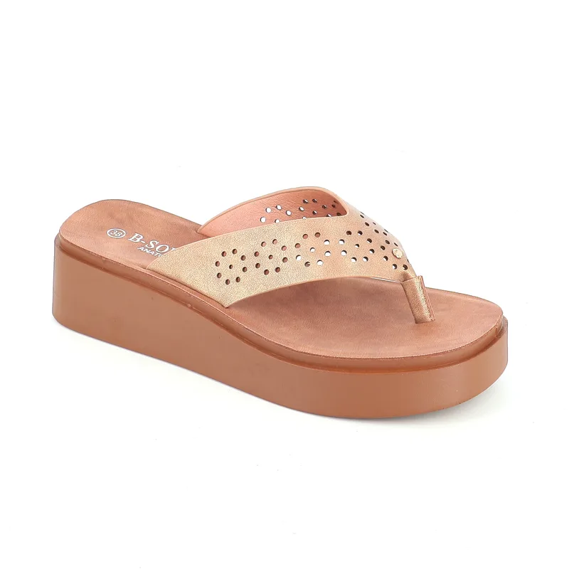 218-842 ΓΥΝΑΙΚΕΙΟ ΥΠΟΔΗΜΑ FLATFORM, ΧΡΥΣΟ