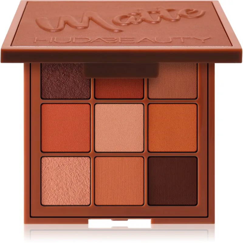 Huda Beauty Matte Obsession Eyeshadow Palette Παλέτα σκιών για τα μάτια απόχρωση Warm 7.03 γρ