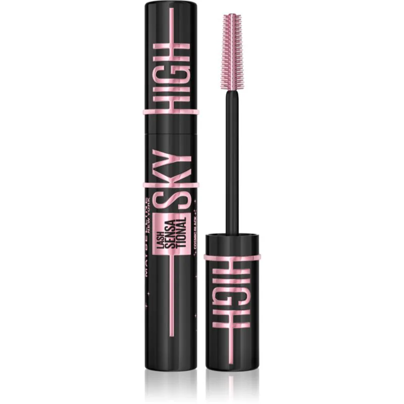 MAYBELLINE NEW YORK Lash Sensational Sky High Cosmic Black μάσκαρα για επιμήκυνση των βλεφαρίδων έξτρα μαύρο 7.2 ml