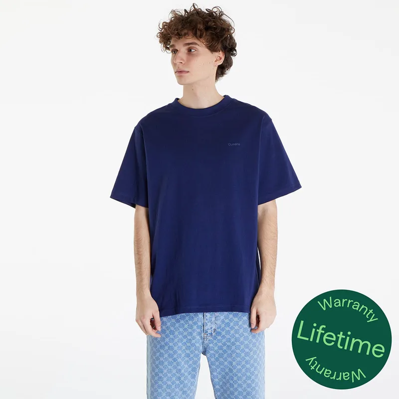 T-shirt Queens Men's Essential T-Shirt With Tonal Print Navy XL