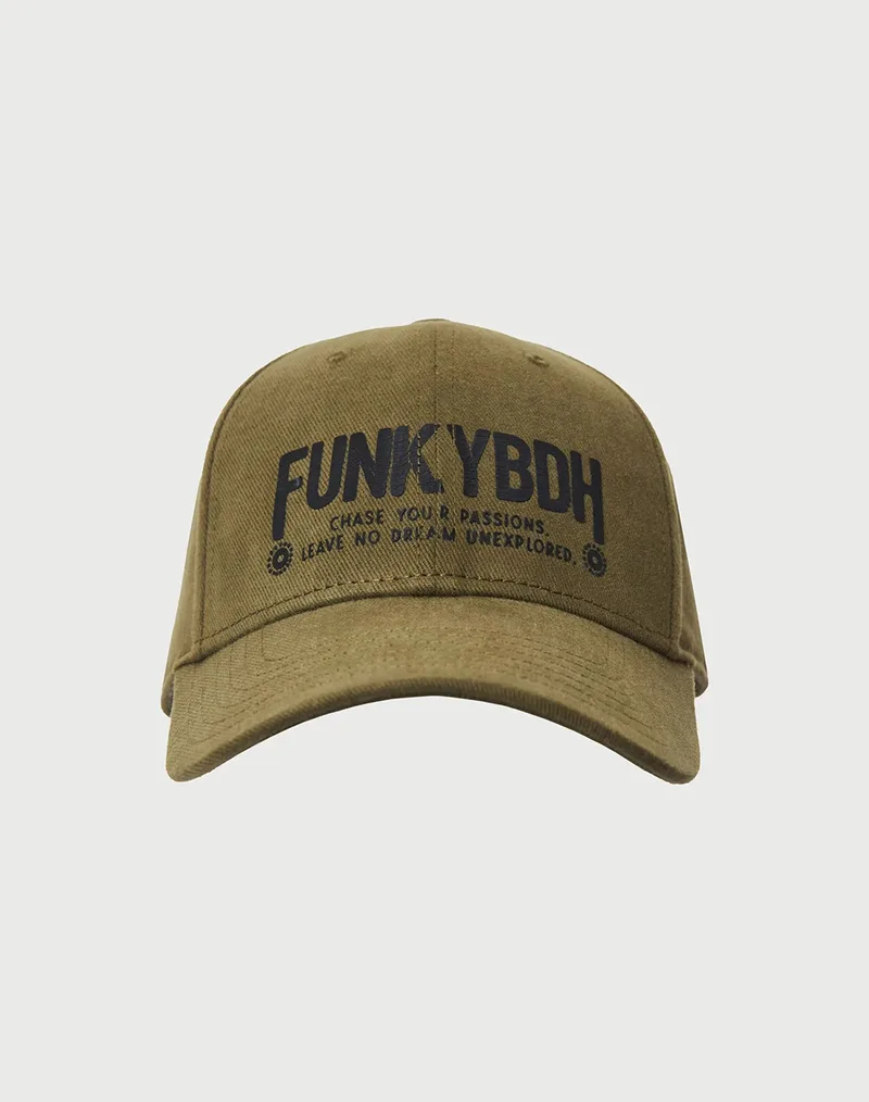 FUNKY BUDDHA Καπέλο FBM013-068-10-GREEN MOSS Khaki