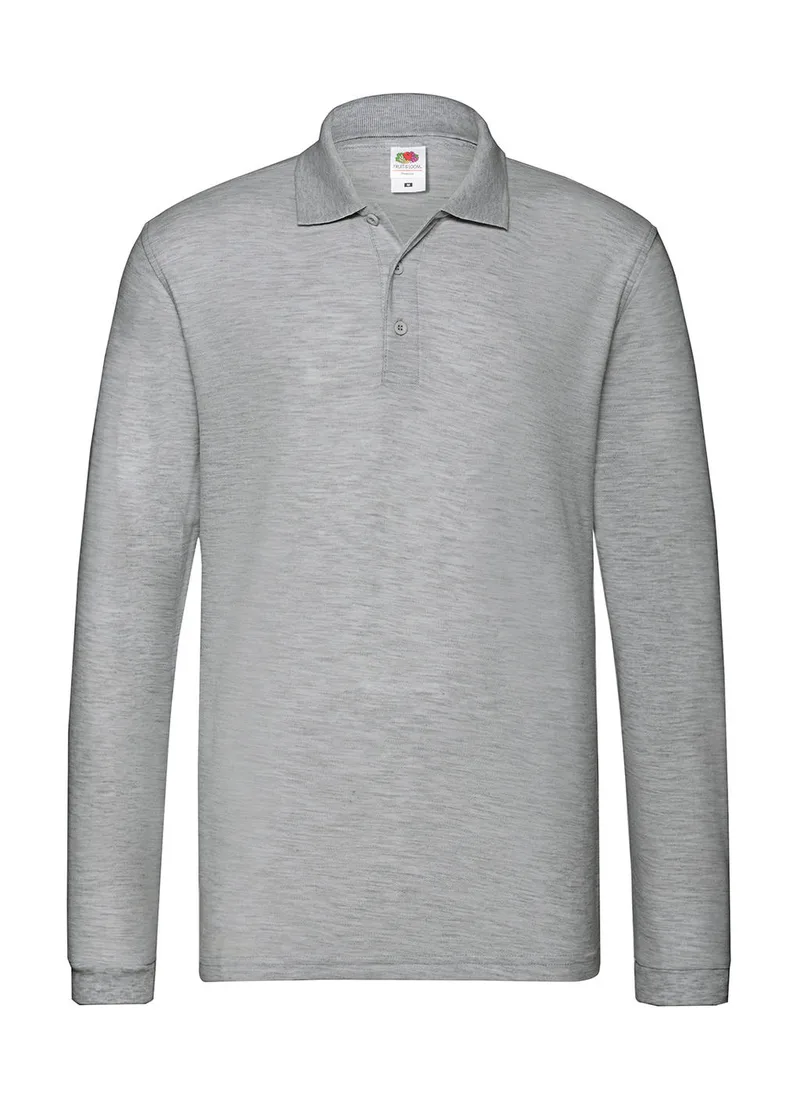 Μπλούζα Polo Μακρυμάνικη 63-310-0 Fruit of the Loom Premium Athletic Heather