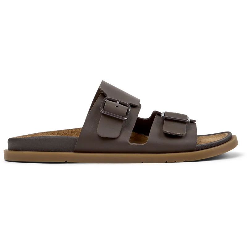 CAMPER Lluc Sandal - Πέδιλα Για Γυναικεία - Καφέ, Μέγεθος 41, Smooth leather
